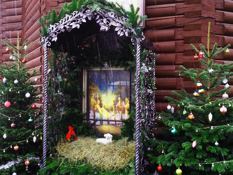 Рождественский вертеп в нашем храме